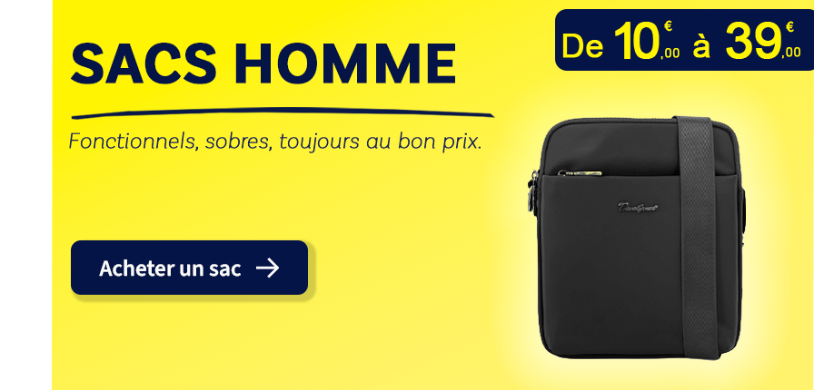  Bleu Cerise Sacs Homme pas Cher  