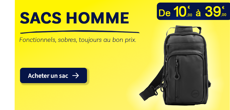  Bleu Cerise Sacs Homme pas Cher  