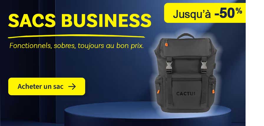 Bleu Cerise Sacs Business en soldes 
