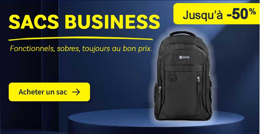 Bleu Cerise Sacs Business en soldes 
