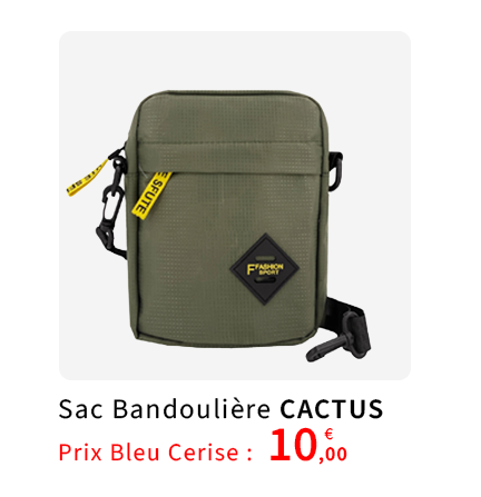  Bleu Cerise Sac bandoulière Homme pas cher 