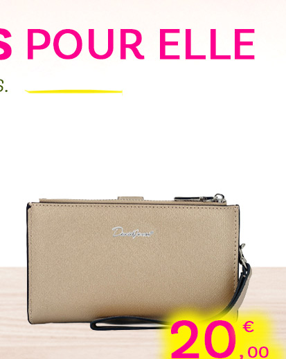  Bleu Cerise Portefeuille David Jones 