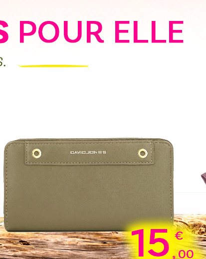  Bleu Cerise Portefeuille David Jones 
