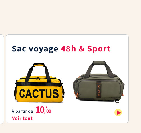 Bleu Cerise Sacs de voyage 48h et sport pas cher 