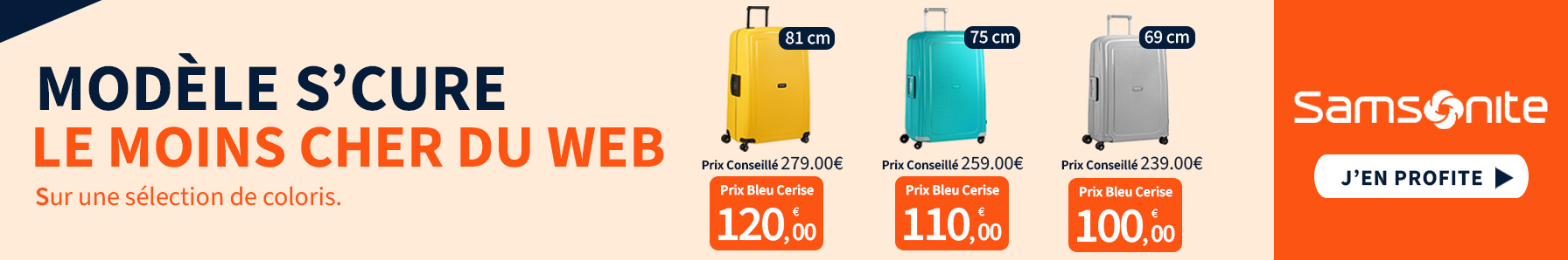  Bleu Cerise Bagagerie Samsonite S'cure Prix Exceptionnel 