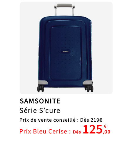  Bleu Cerise Bagagerie Samsonite S'cure Prix Bas