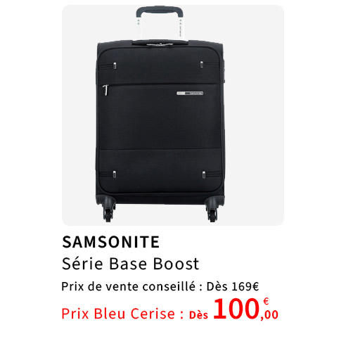 Bleu Cerise Bagagerie Samsonite Base Boost Prix Bas