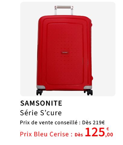  Bleu Cerise Bagagerie Samsonite S'cure Prix Bas