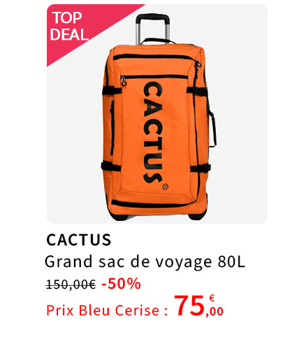 Sac de Voyage CACTUS en promotion 