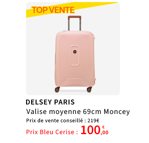  Bleu Cerise Bagagerie Delsey Moncey Moyenne