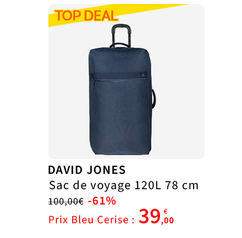  Bleu Cerise Bagagerie Sac de Voyage en Promotion 
