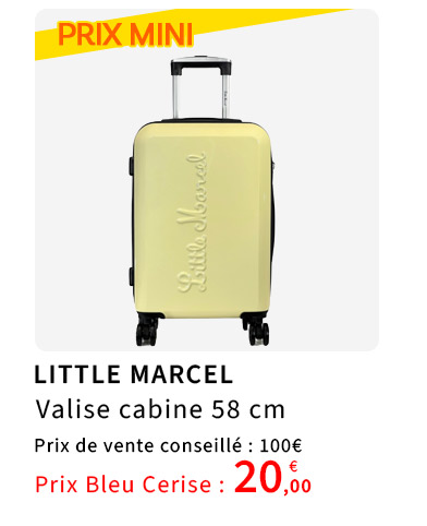 Bleu Cerise Bagagerie Valise Cabine en Promotion 