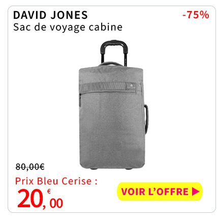 Bleu Cerise Bagagerie Sac de voyage Promotions