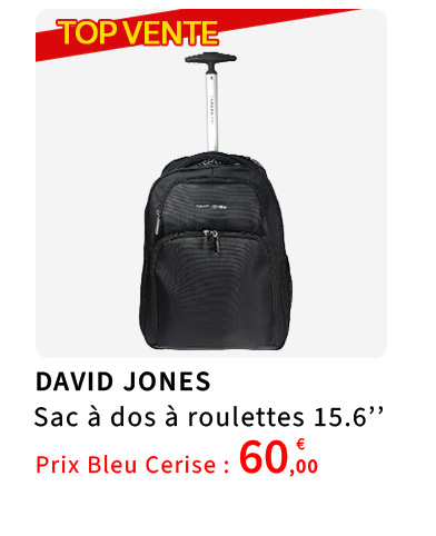 Bleu Cerise Sac à roulette Porte Ordinateur 