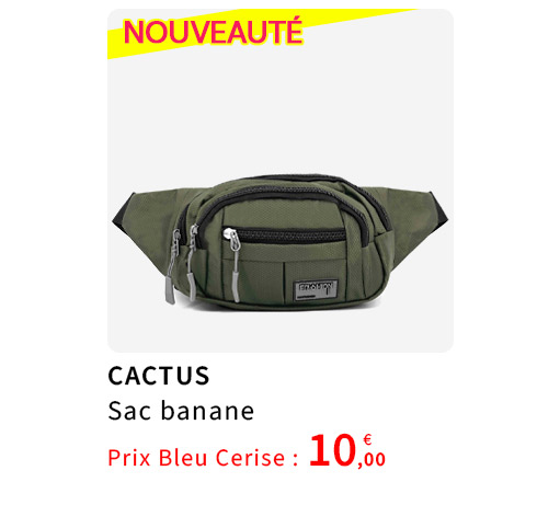  Bleu Cerise Sac Homme Banane Pas Cher