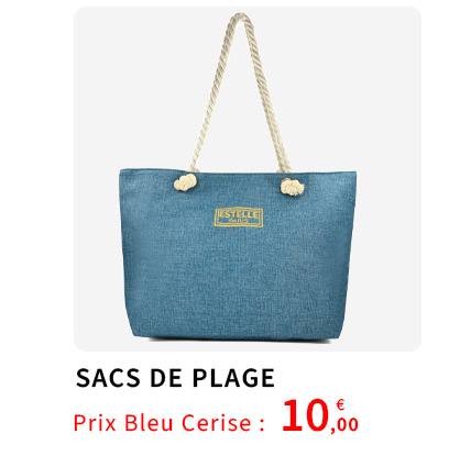  Bleu Cerise Sacs de Plage Femme 