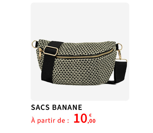  Bleu Cerise Sac a main femme Banane Pas Cher