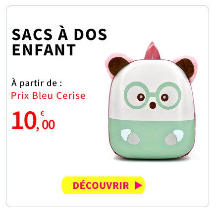  Bleu Cerise Petit Sac à dos Enfant